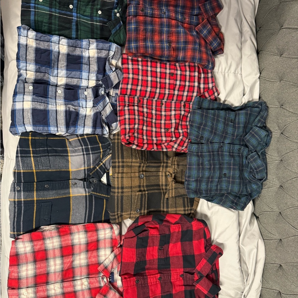 Plaid Flannel Shirt Collection